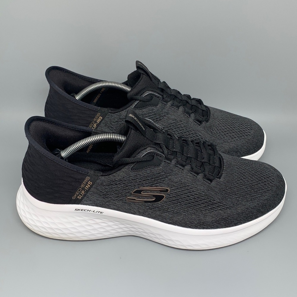 Skechers Slip-ins Skech-Lite Pro Black Gray Shoes 232466 Men's Sz 12
